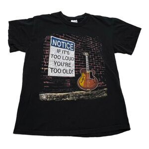 Rock and Roll Hall of Fame T Shirt Funny Notice If Its Too Loud You're Old S